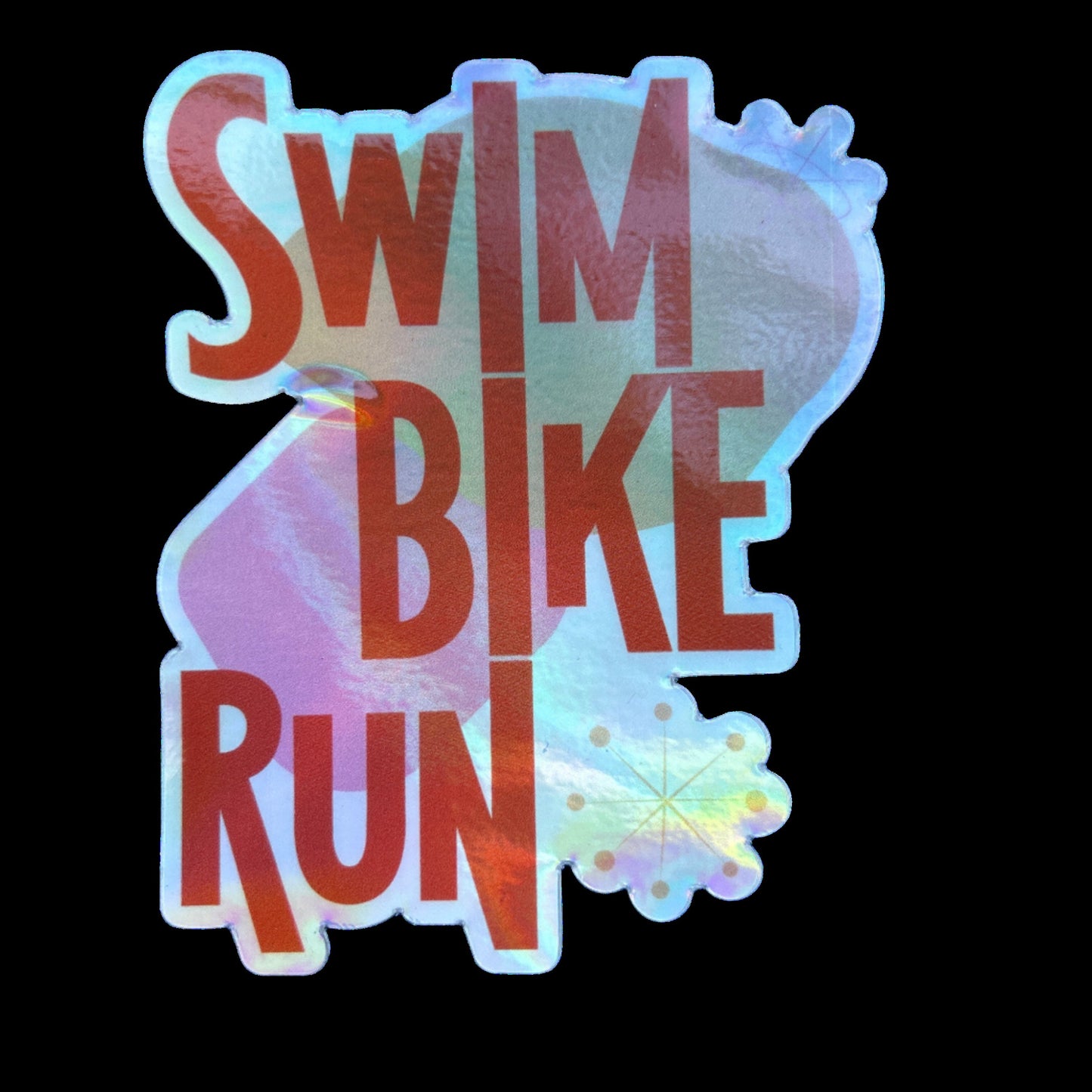 Atomic Ranch Swim Bike Run Sticker