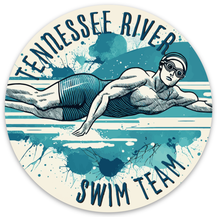 Tennessee River Swim Team Sticker
