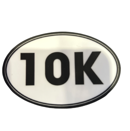 10K Oval Sticker