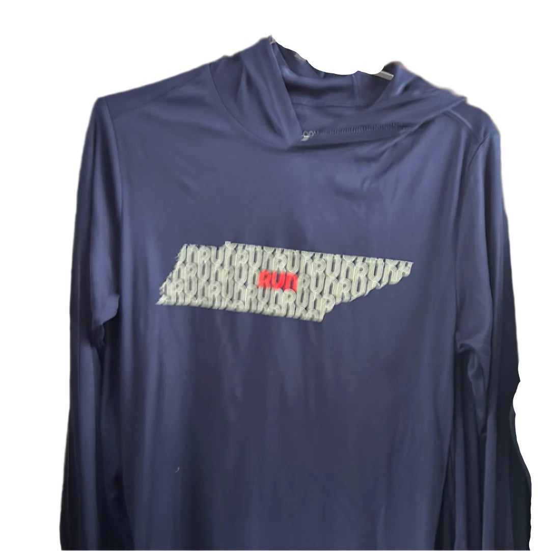 Run Tennessee Retro Pattern Performance Hoodie