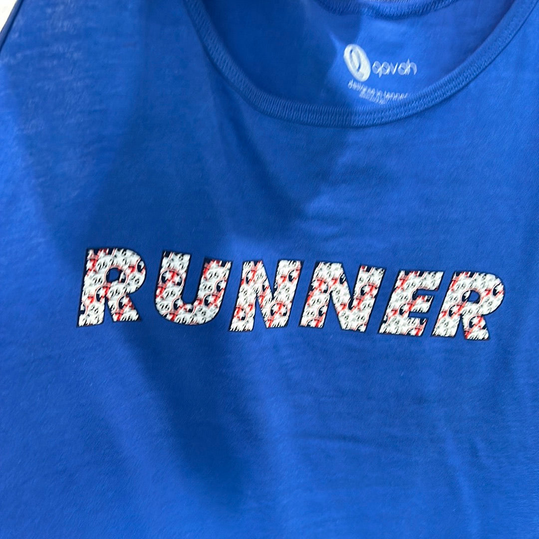Runner Tri-Star Runners and 26.2 Marathon Pattern Unisex Tank