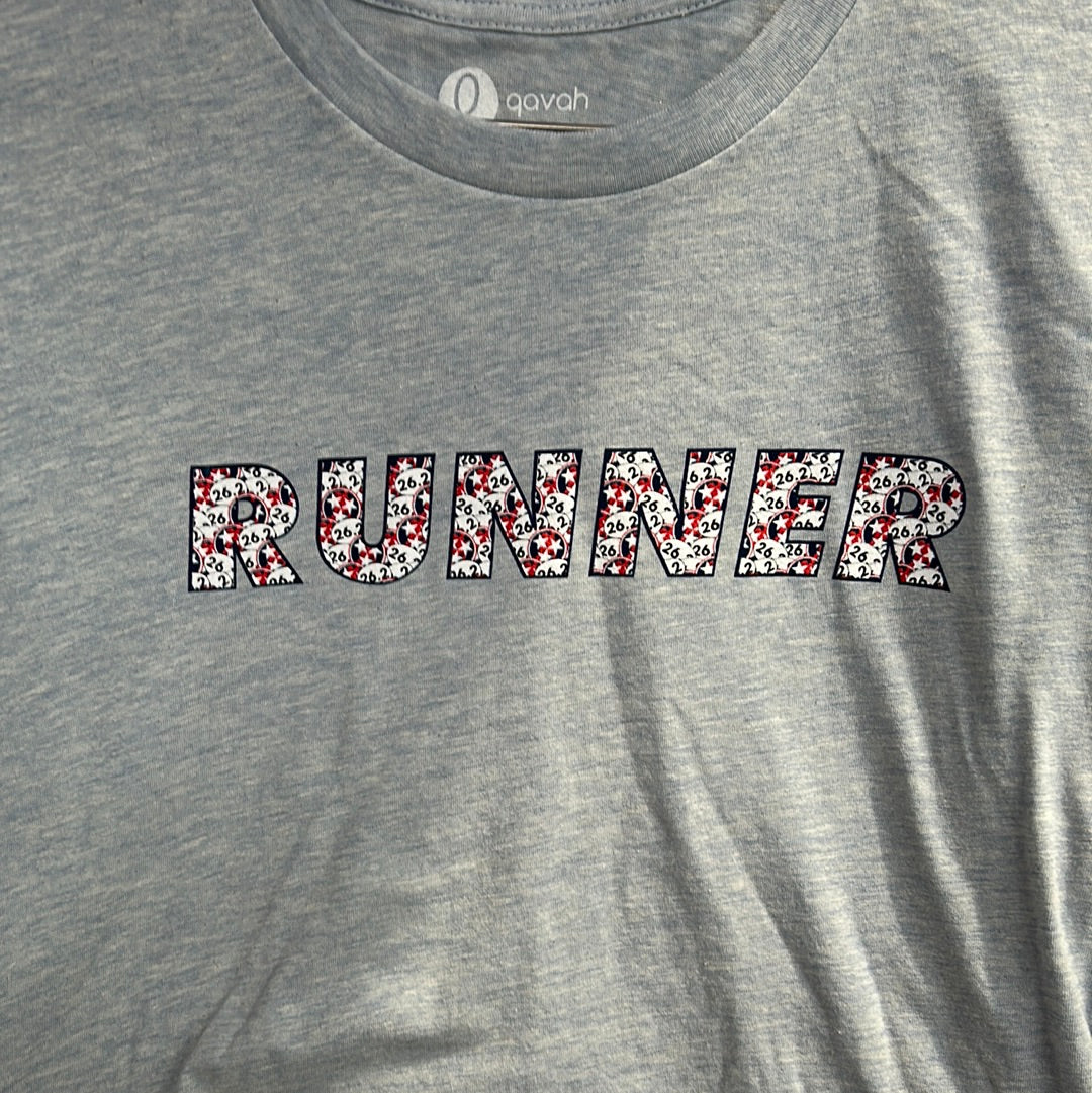 Runner Tri-Star Runners and 26.2 Marathon Pattern Shirt