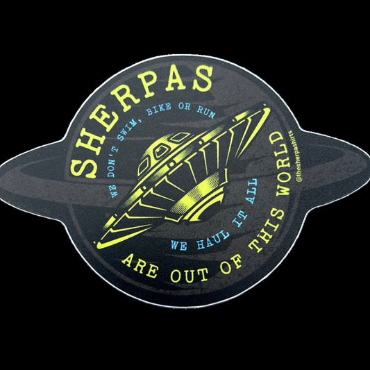 Sherpas Are Out of This World Sticker