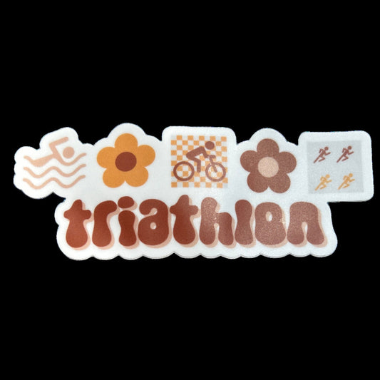 Boho triathlon Sticker