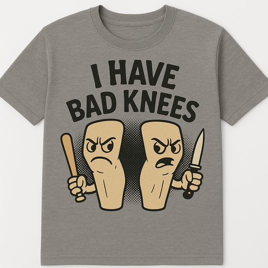 I Have Bad Knees – Comic Edition Tee