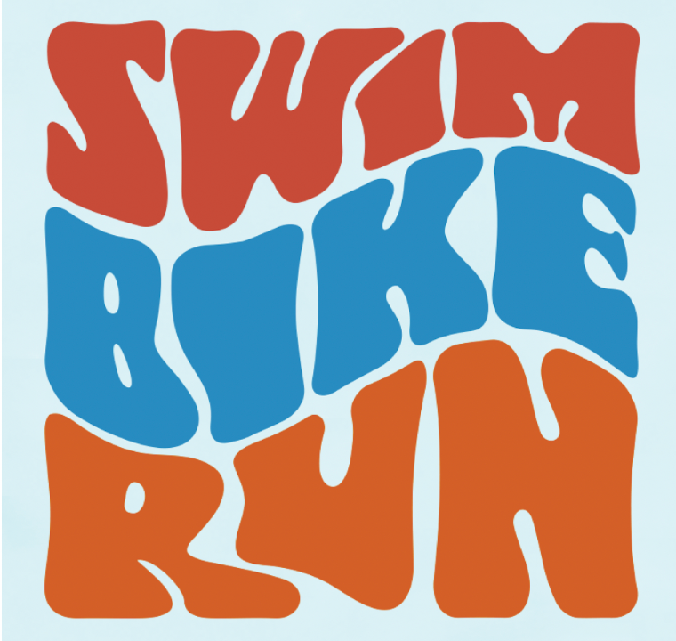Groovy Swim Bike Run Shirt