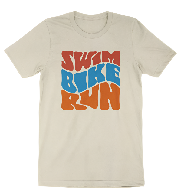 Groovy Swim Bike Run Shirt