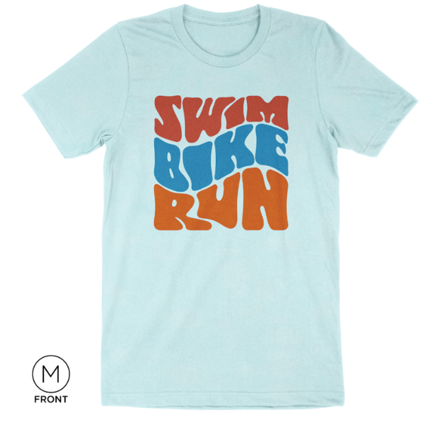 Groovy Swim Bike Run Shirt