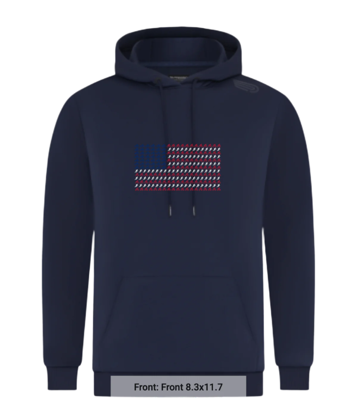 Triathlete Patriot Active Fleece Hoodie