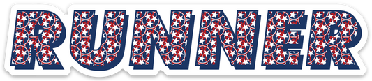 Tennessee Tri Star Runner Sticker