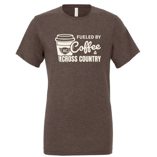Powered By Coffee and Cross Country Shirt