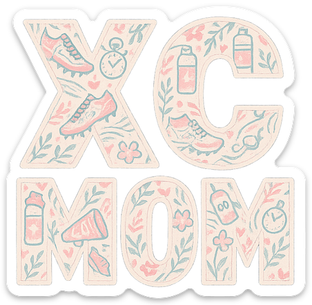 XC Mom Sticker
