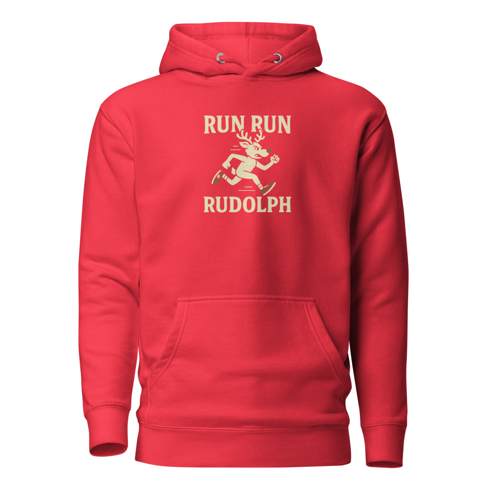 Run Run Rudolph Effort Unisex Hoodie