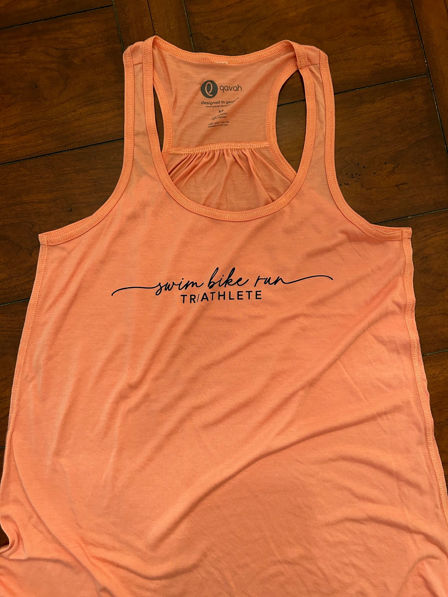 Scripted Swim Bike Run Women's Flowy Tank