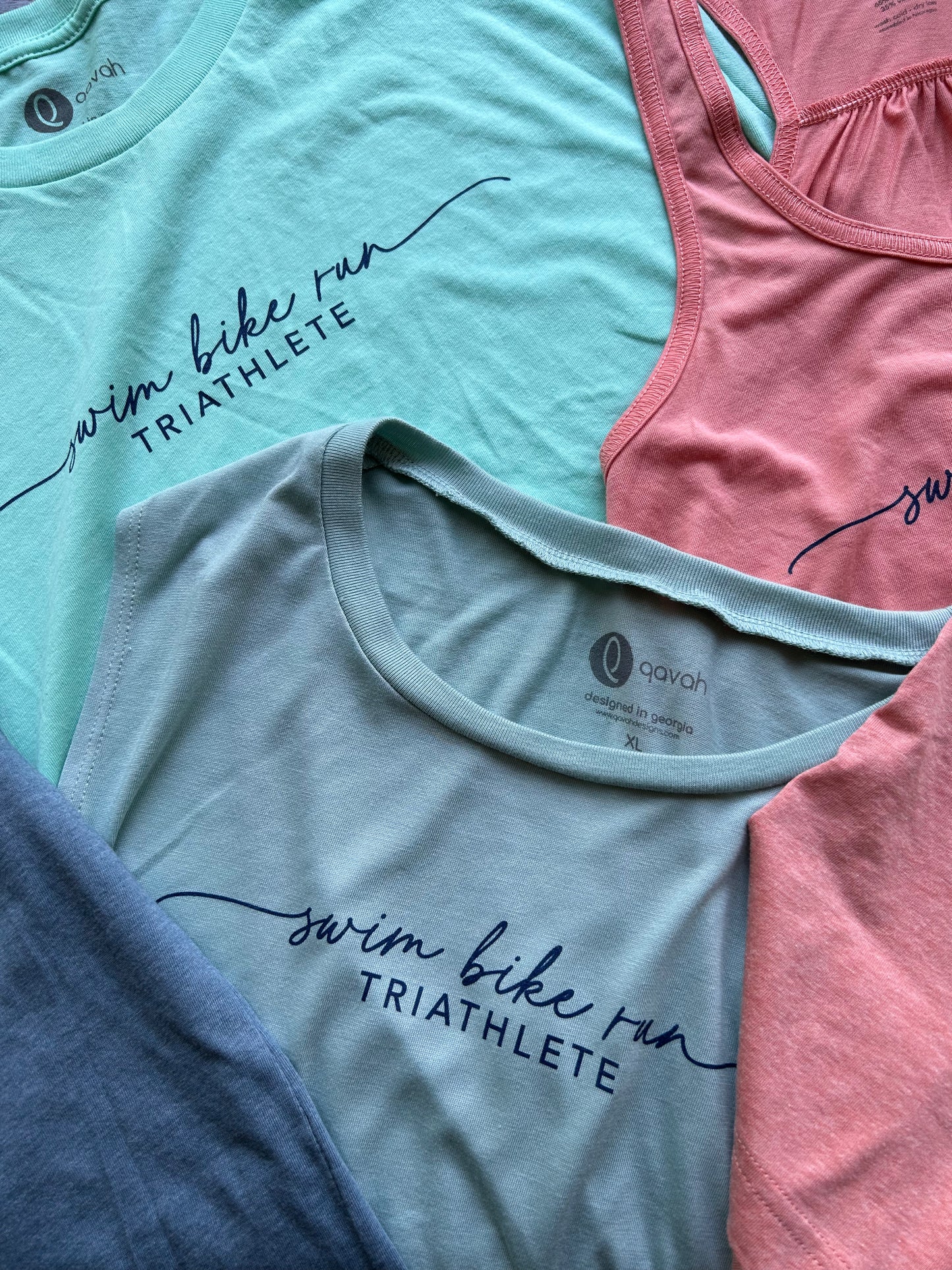Scripted Swim Bike Run Women's Muscle Tank