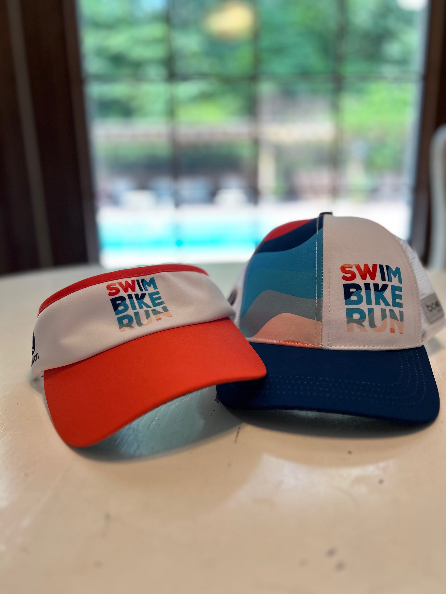Endless Summer Swim Bike Run Visor