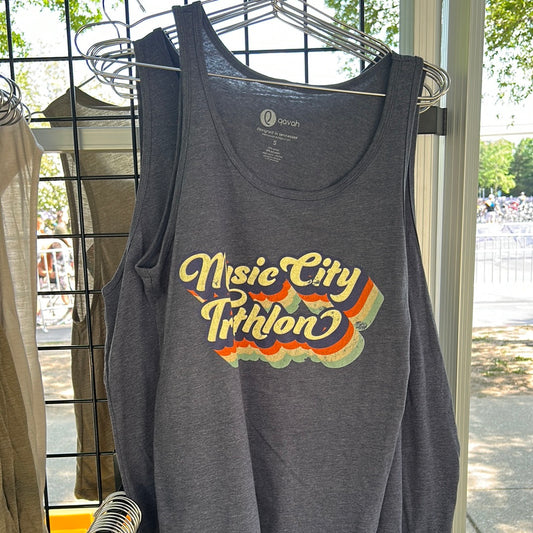 Music City Triathlon Vintage Unisex Tank