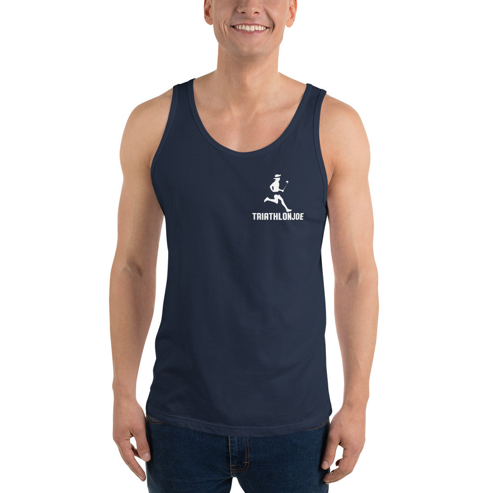 DM To Run with Triathlon Joe Unisex Tank Top