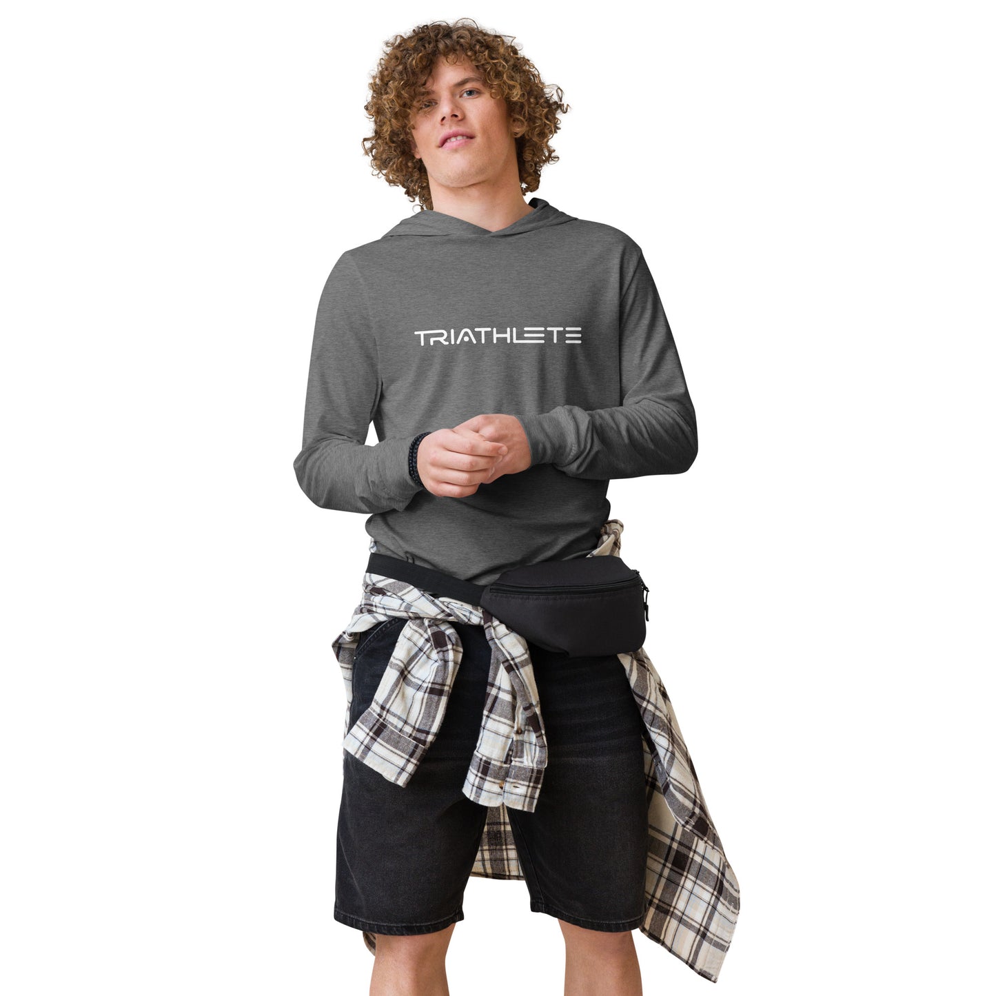 Ready For Takeoff Triathlete Hooded Long-Sleeve Shirt