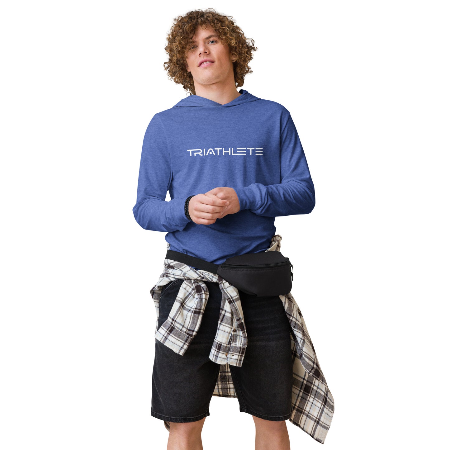 Ready For Takeoff Triathlete Hooded Long-Sleeve Shirt