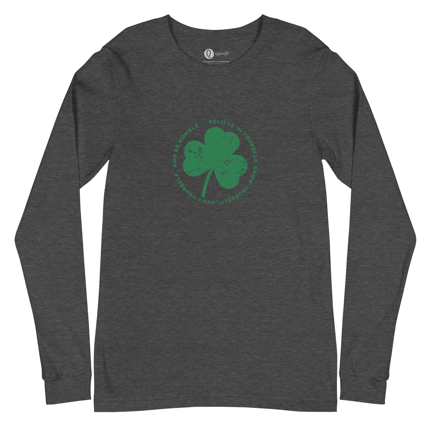 The John Treacy Principles of Running Shamrock Unisex Long Sleeve Tee