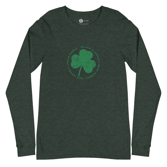 The John Treacy Principles of Running Shamrock Unisex Long Sleeve Tee