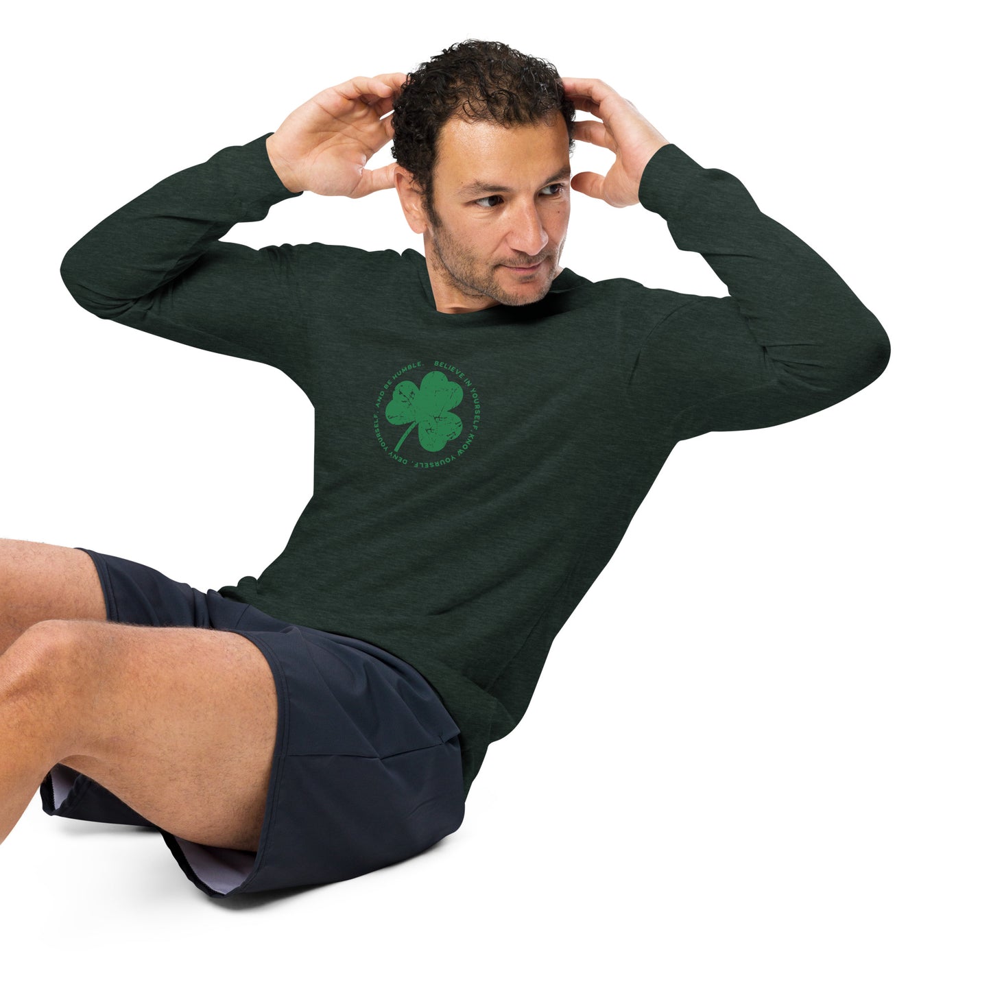 The John Treacy Principles of Running Shamrock Unisex Long Sleeve Tee