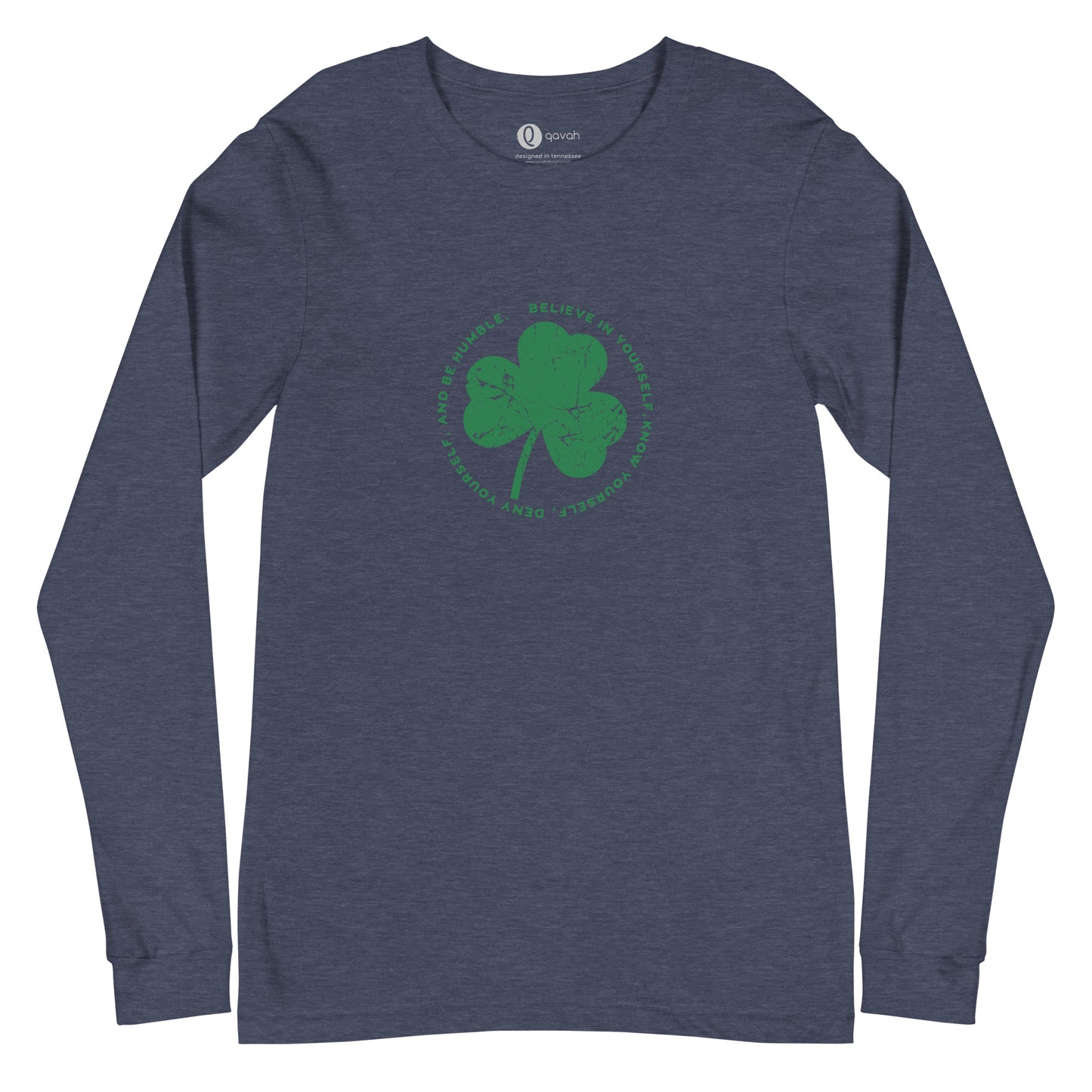 The John Treacy Principles of Running Shamrock Unisex Long Sleeve Tee