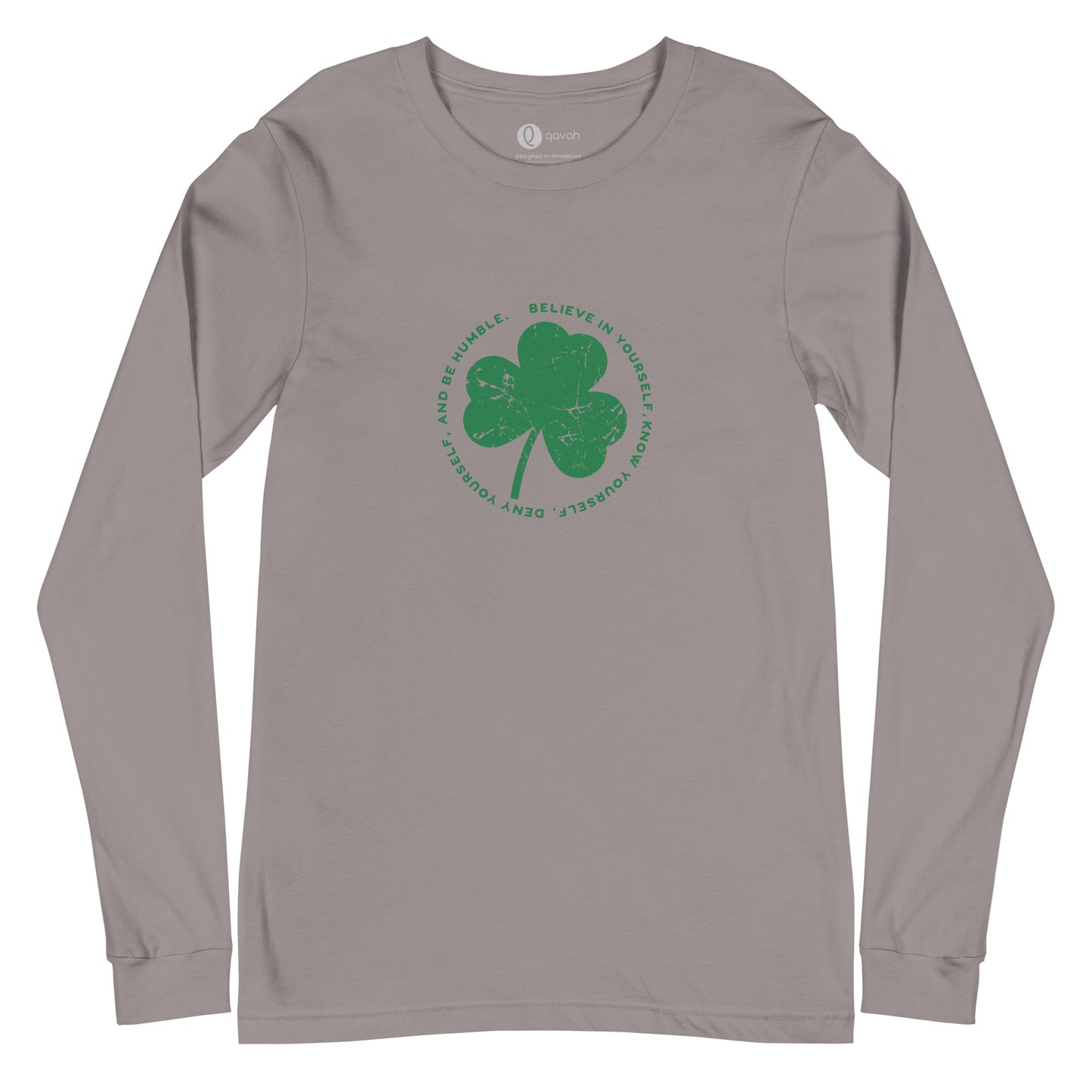 The John Treacy Principles of Running Shamrock Unisex Long Sleeve Tee