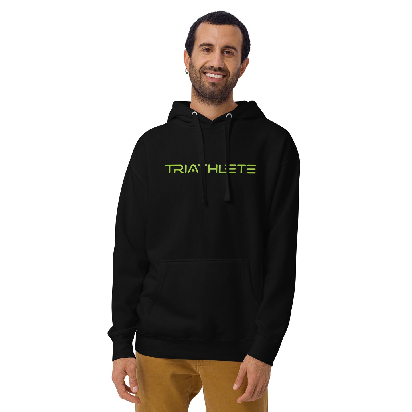 Ready for Takeoff Triathlete Unisex Hoodie - Lime Green