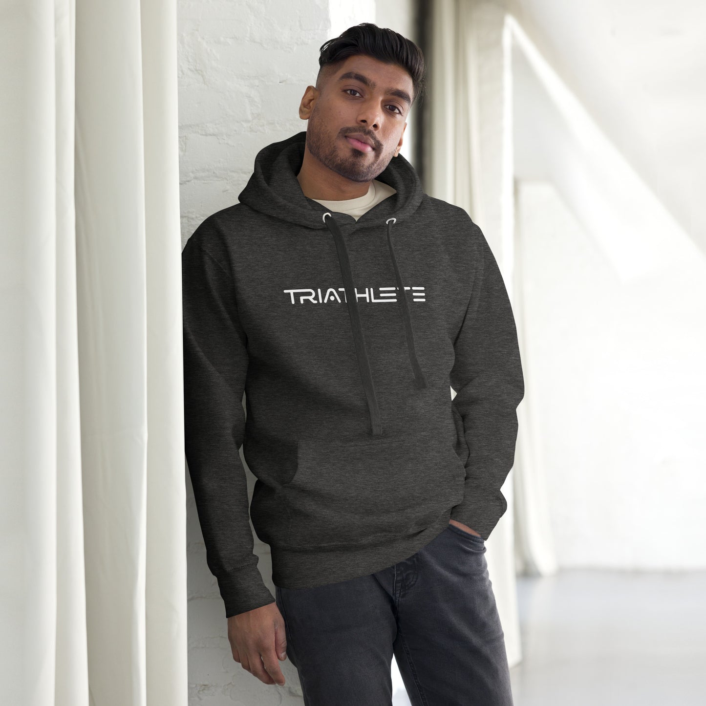 Ready for Takeoff Triathlete Unisex Hoodie - White