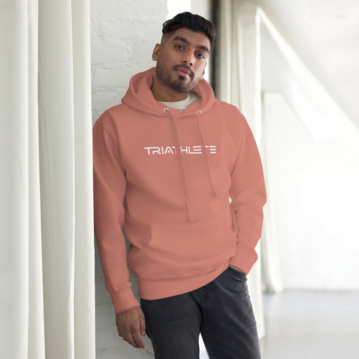 Ready for Takeoff Triathlete Unisex Hoodie - White
