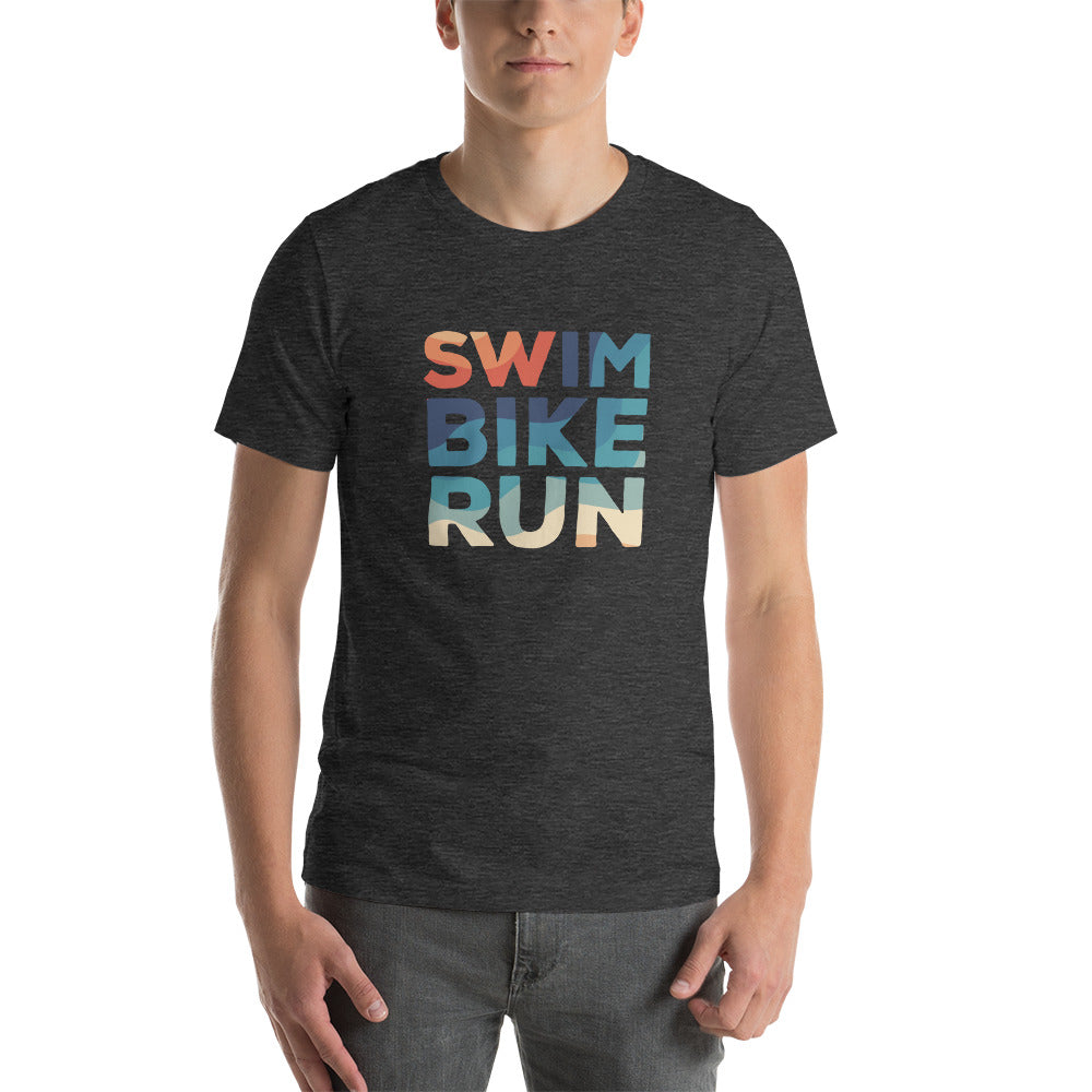 Endless Summer Swim Bike Run Short Sleeve Shirt