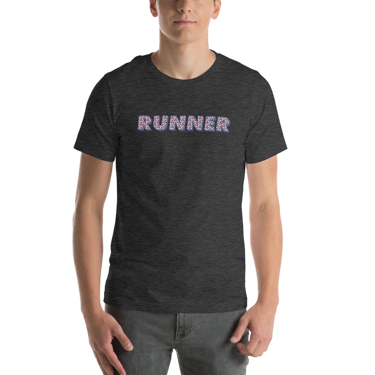 Runner Tri Star Pattern Triblend Shirt
