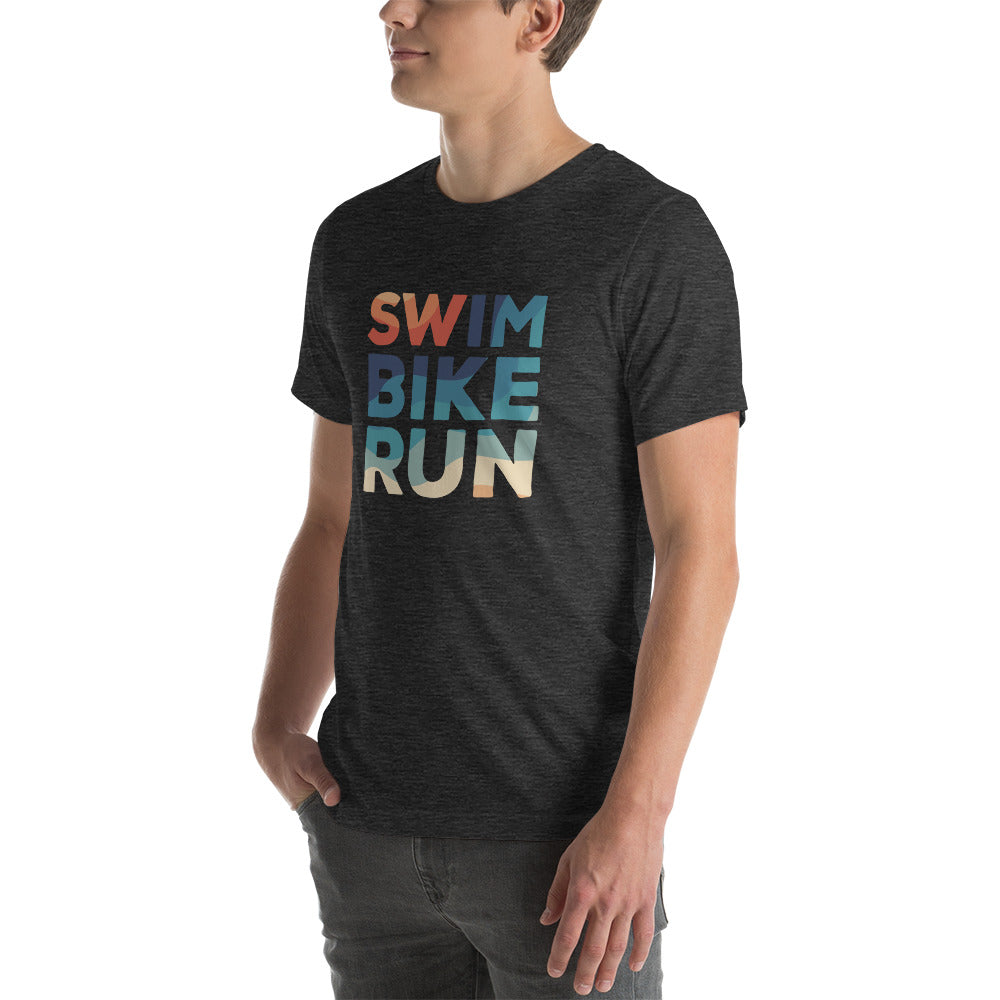 Endless Summer Swim Bike Run Short Sleeve Shirt