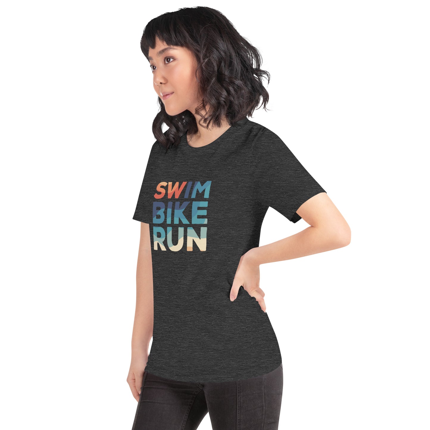 Endless Summer Swim Bike Run Short Sleeve Shirt