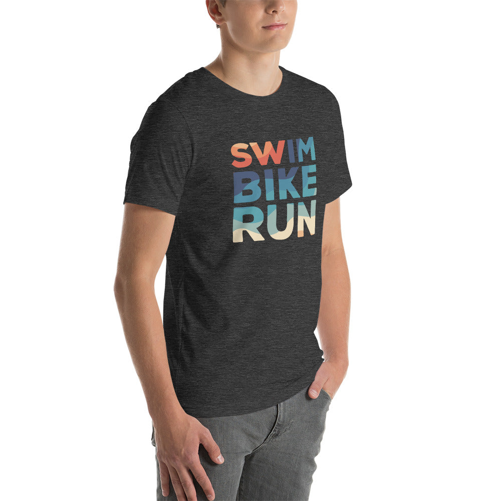 Endless Summer Swim Bike Run Short Sleeve Shirt
