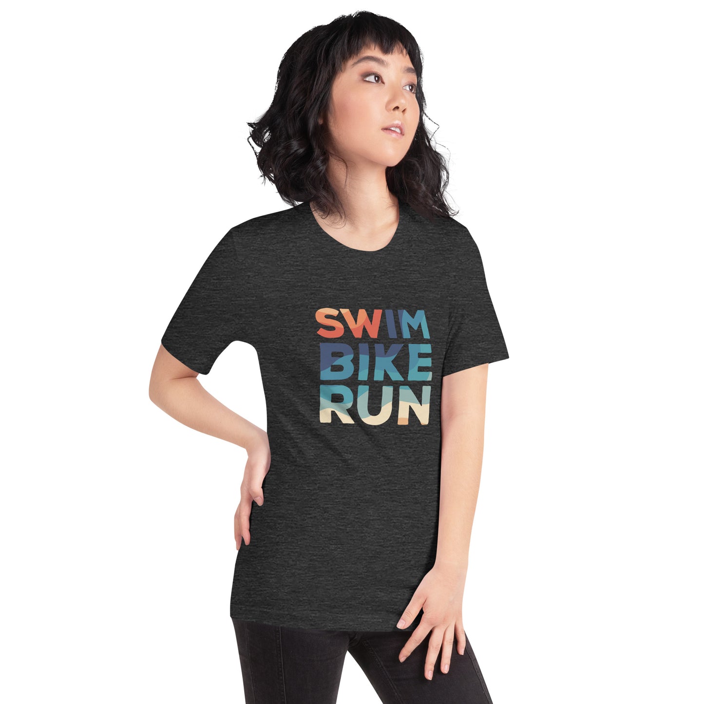Endless Summer Swim Bike Run Short Sleeve Shirt