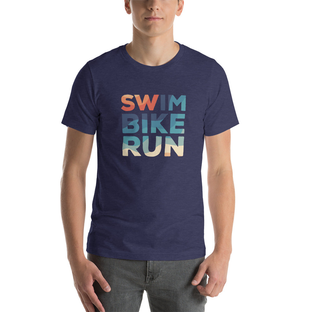 Endless Summer Swim Bike Run Short Sleeve Shirt