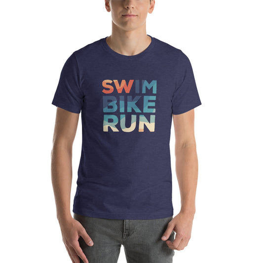 Endless Summer Swim Bike Run Short Sleeve Shirt