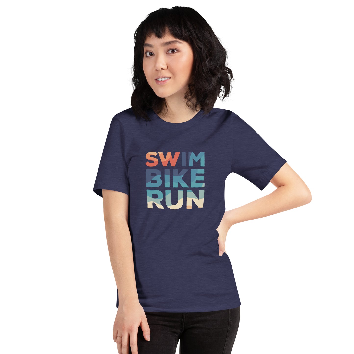 Endless Summer Swim Bike Run Short Sleeve Shirt