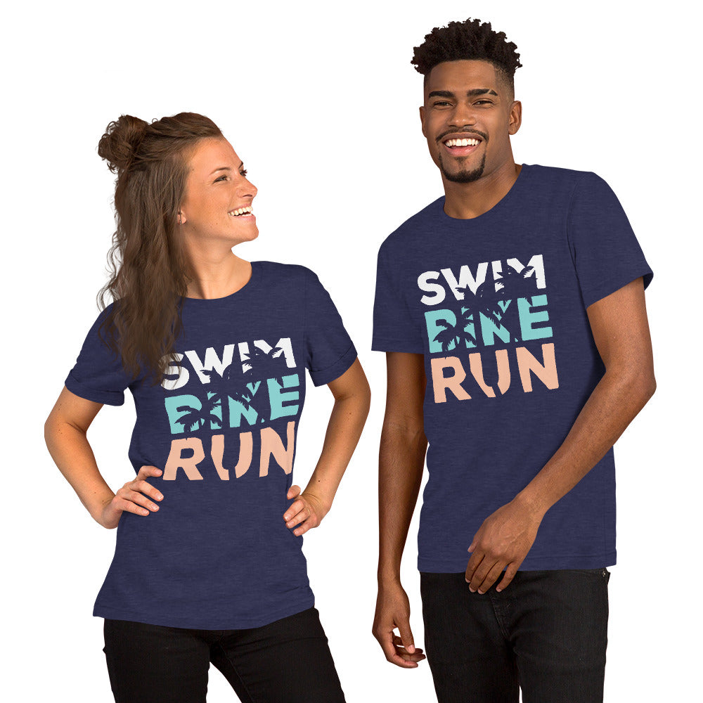 Beach Vibes Swim Bike Run Unisex Shirt