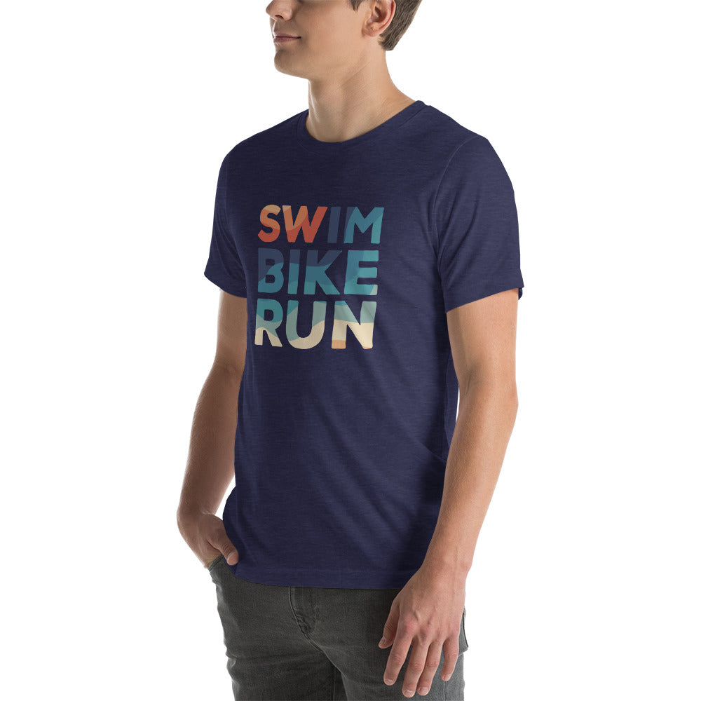 Endless Summer Swim Bike Run Short Sleeve Shirt