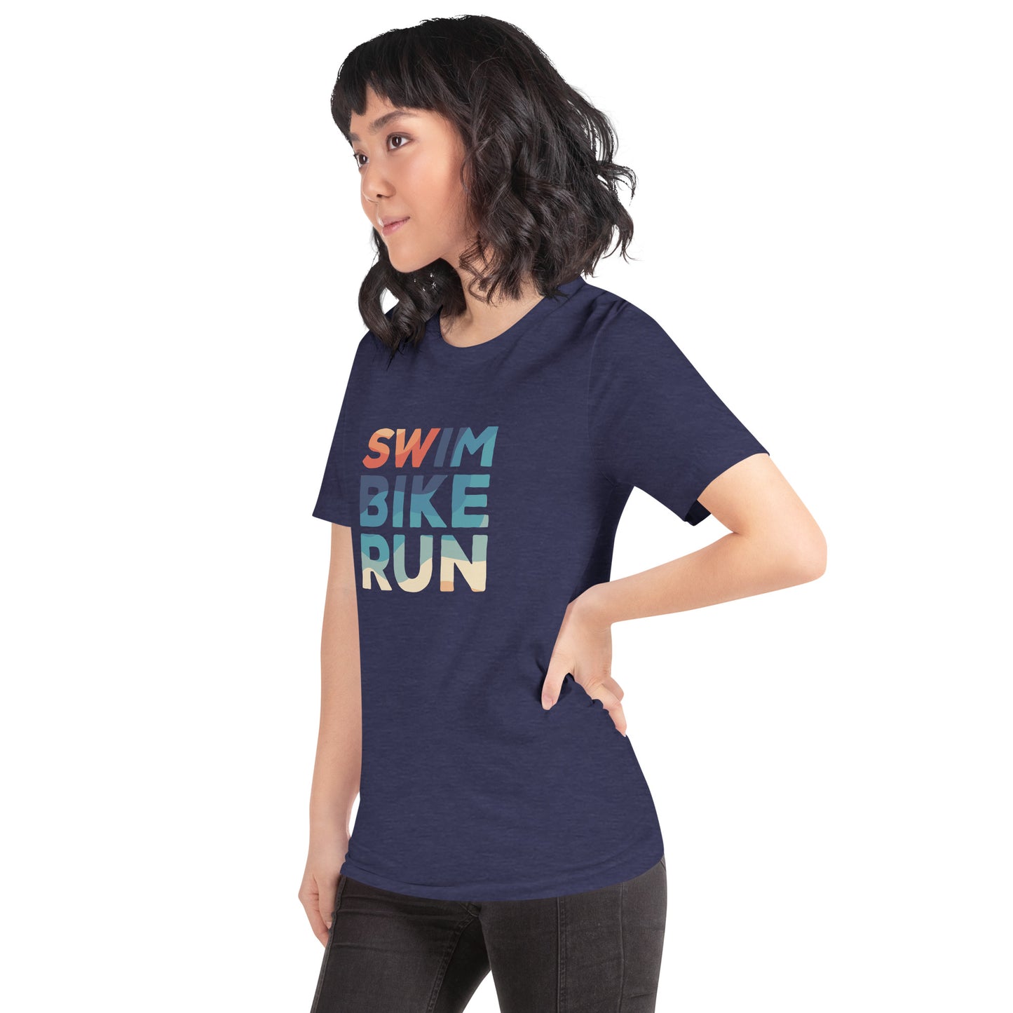 Endless Summer Swim Bike Run Short Sleeve Shirt