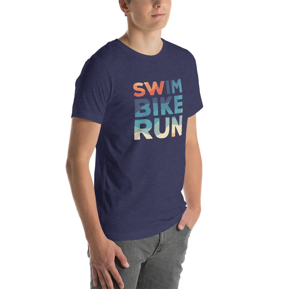 Endless Summer Swim Bike Run Short Sleeve Shirt