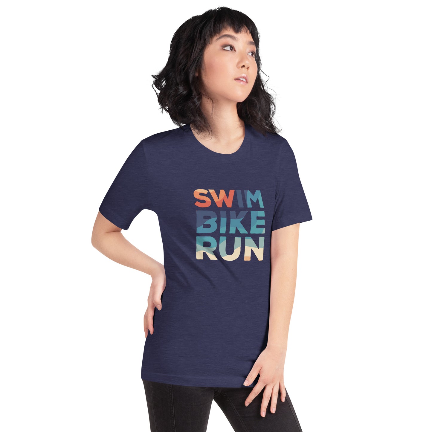 Endless Summer Swim Bike Run Short Sleeve Shirt
