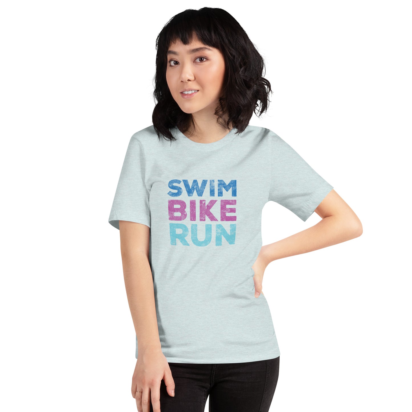 East Tennessee Women's Triathlon Club Swim Bike Run Shirt