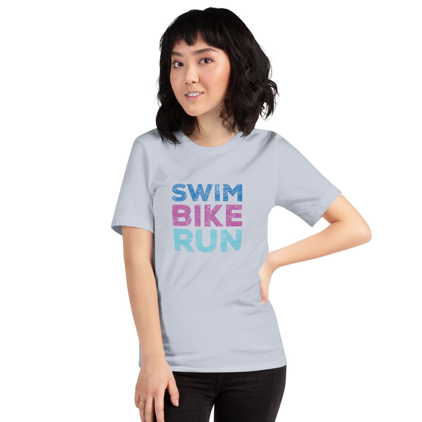 East Tennessee Women's Triathlon Club Swim Bike Run Shirt