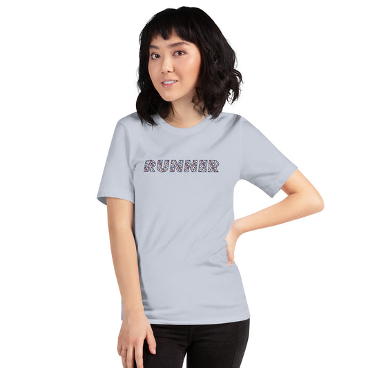 Runner Tri-Star Runners and 26.2 Marathon Pattern Shirt