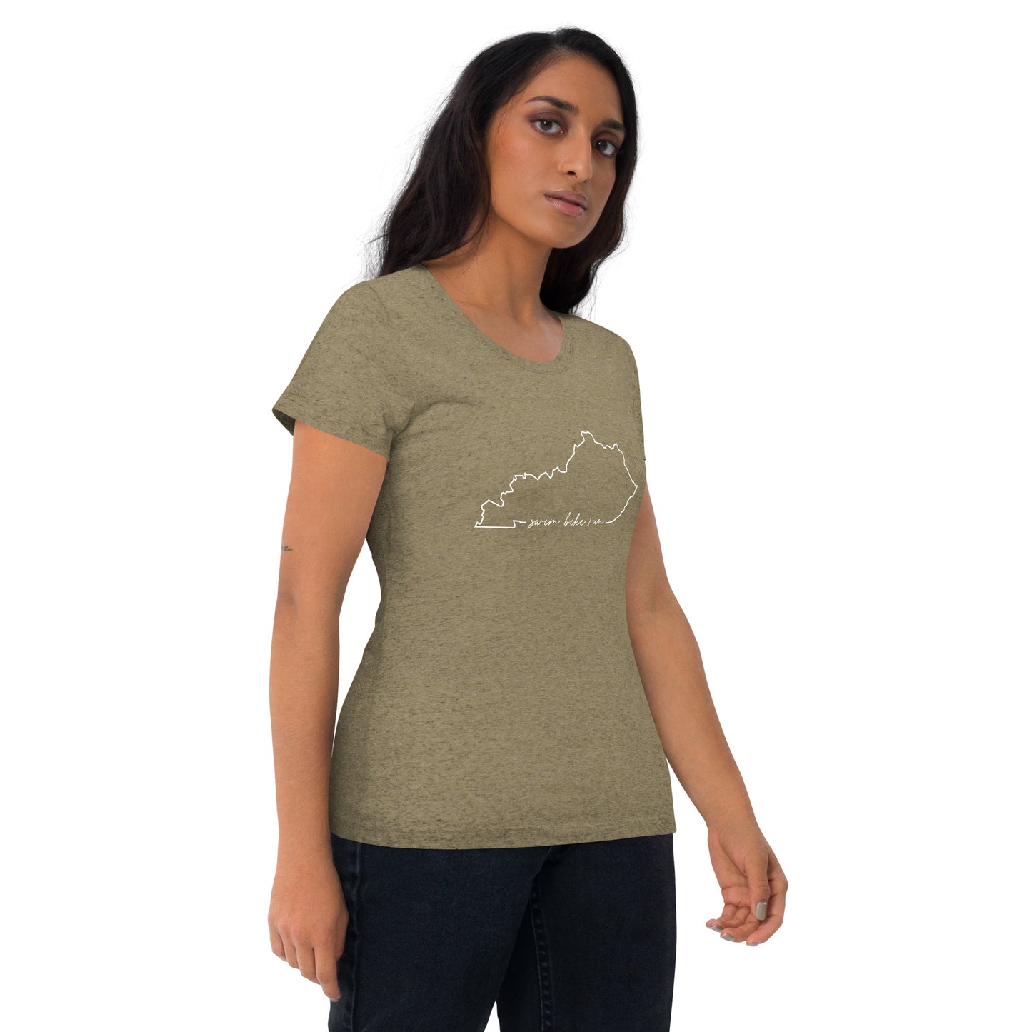 Kentucky Swim Bike Run Script Shirt